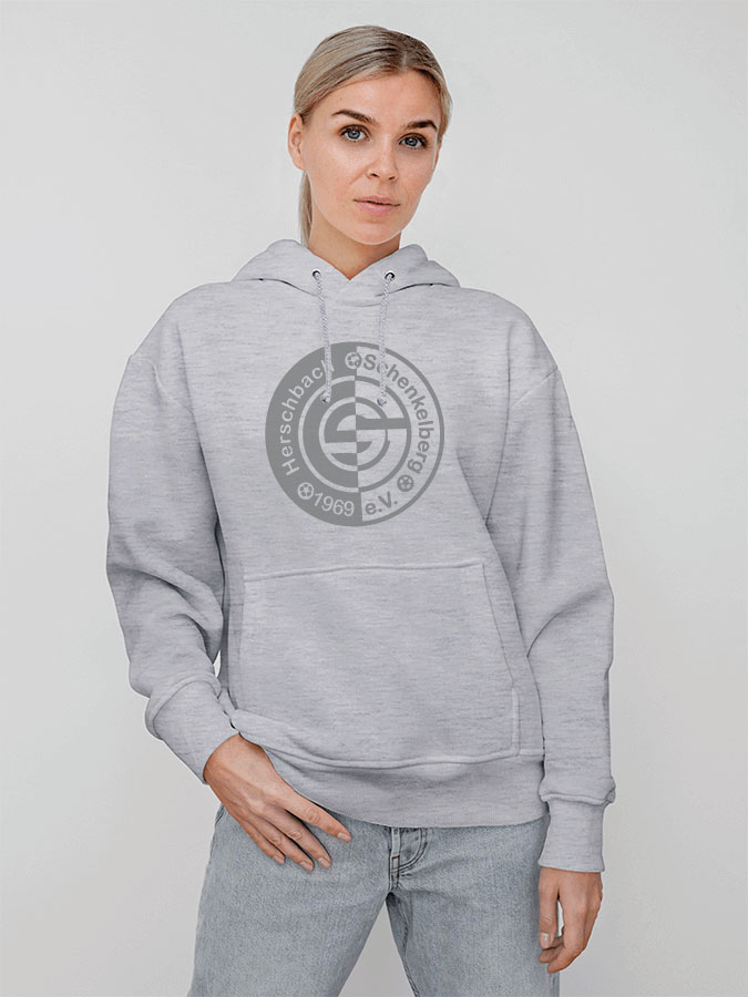 Hoodie All Grey Damen