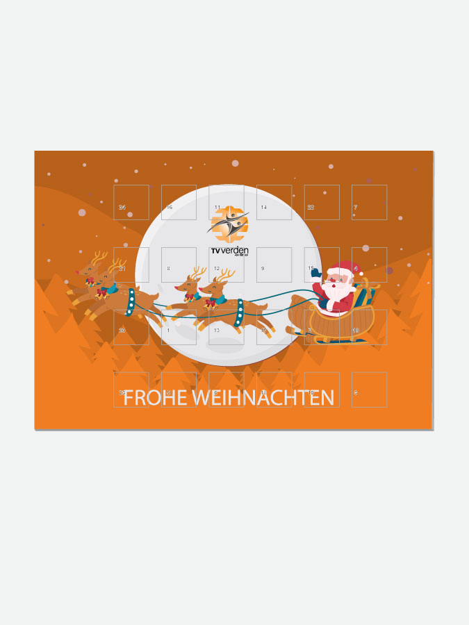 Adventskalender Schokolade