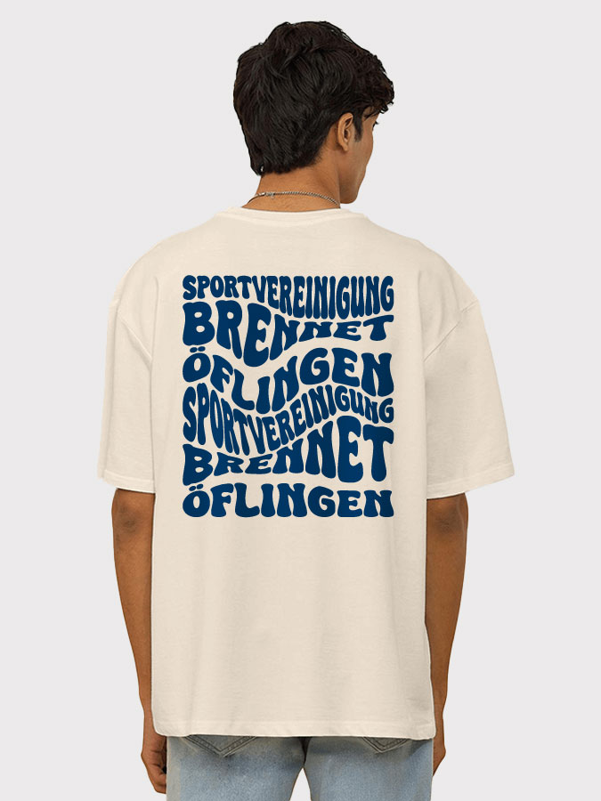 Oversized Shirt Wavy Herren