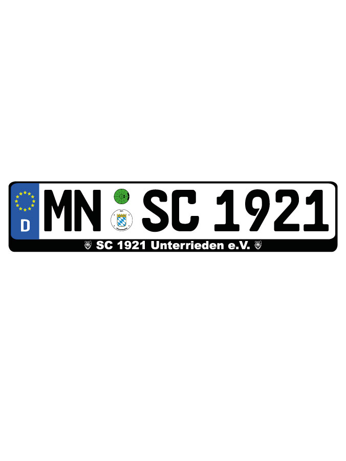 Kennzeichenhalter Kalden (2er Set)