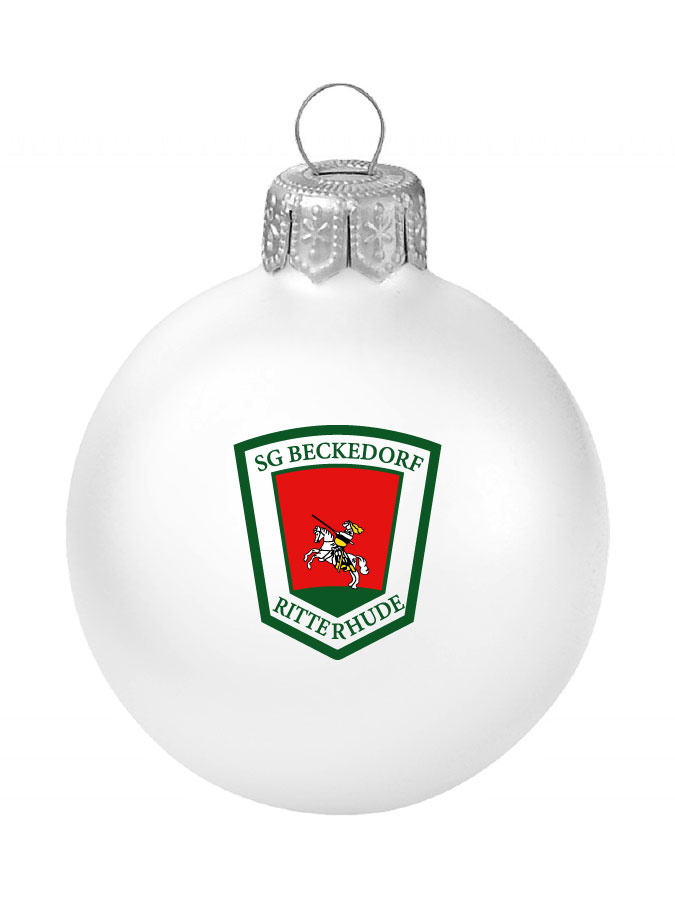 Weihnachtskugel Logo 8cm