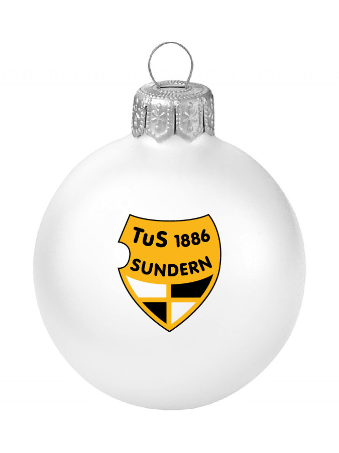 Weihnachtskugel Logo 8cm