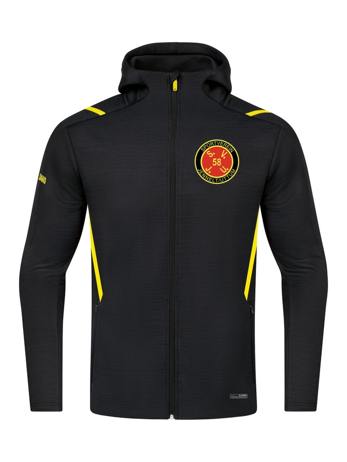 Jako Freizeitjacke Challenge mit Kapuze