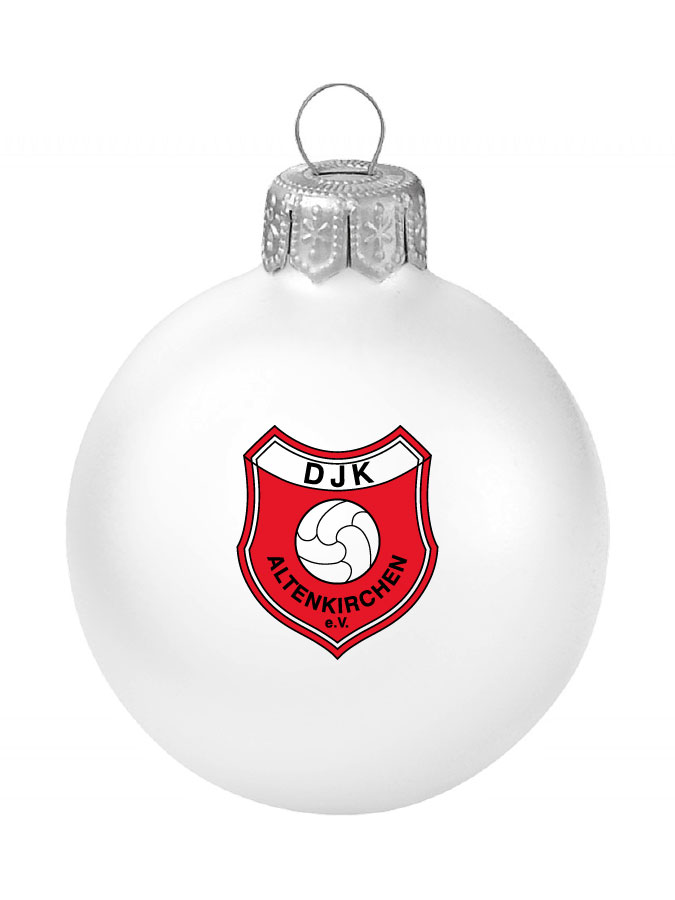 Weihnachtskugel Logo 8cm