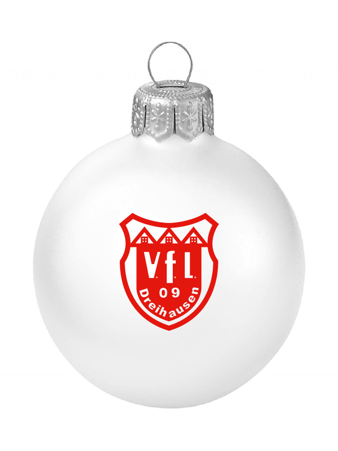 Weihnachtskugel Logo 8cm
