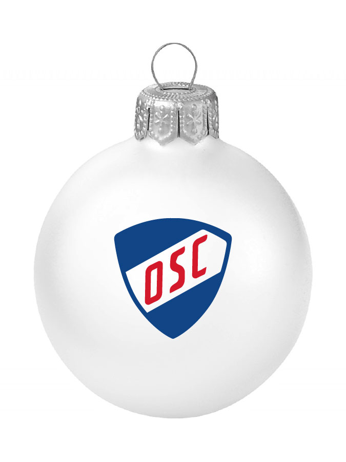 Weihnachtskugel Logo 8cm