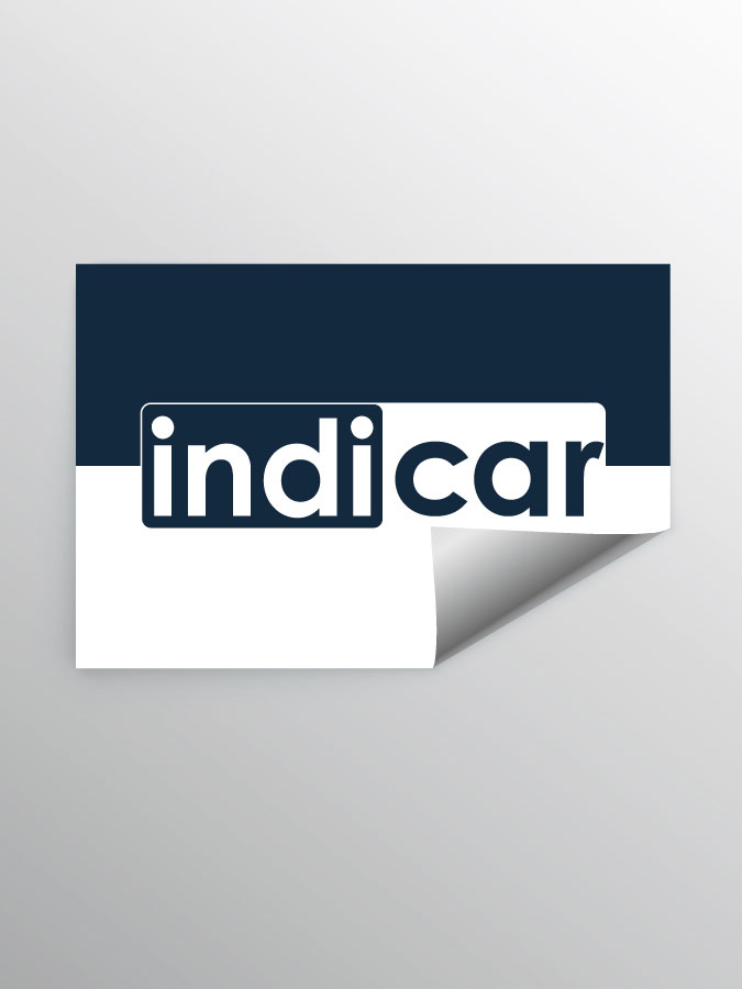 Aufkleber DIN A7 Logo