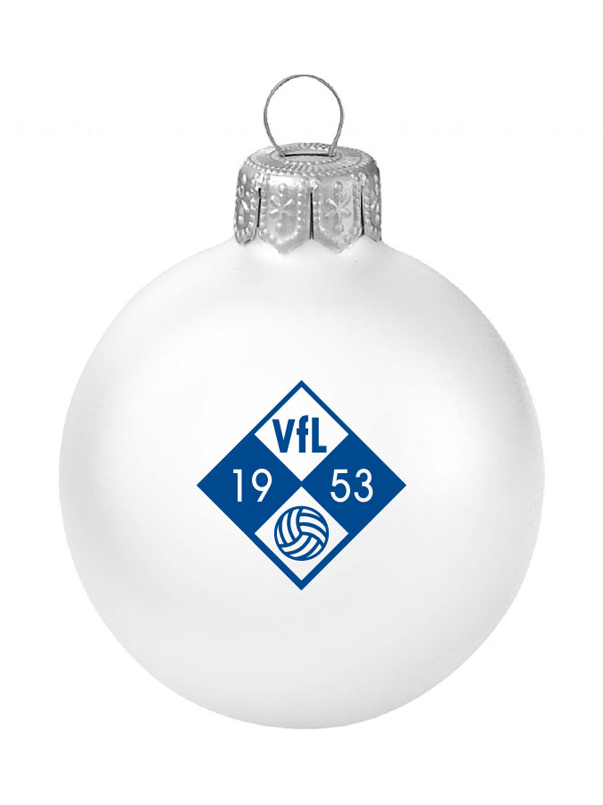Weihnachtskugel Logo 8cm