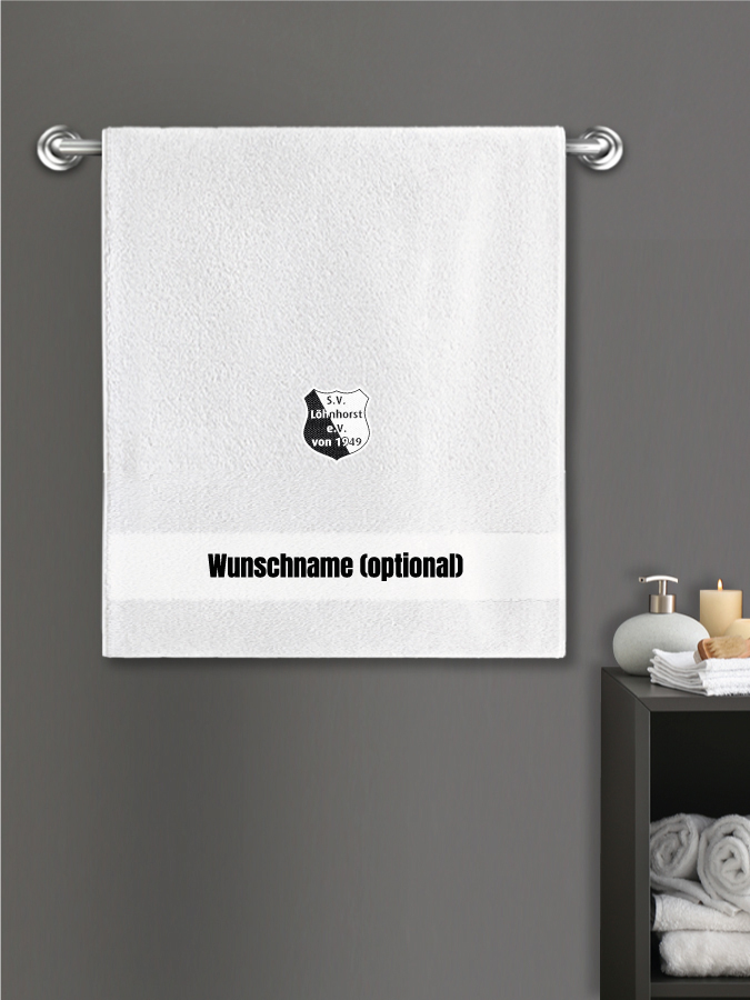 Badehandtuch Team Sticklogo