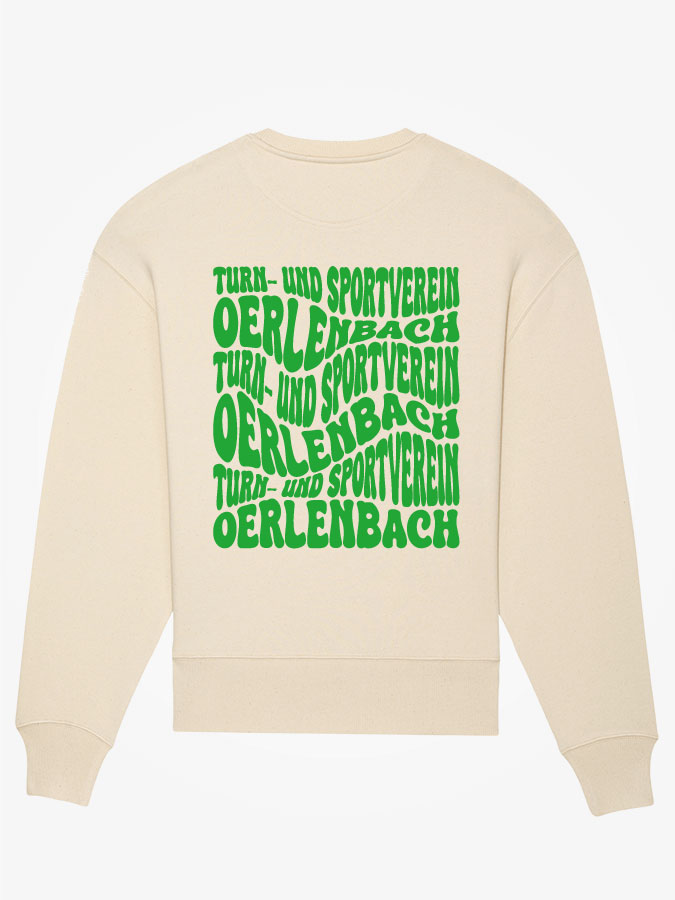 Sweatshirt Oversized Wavy Herren