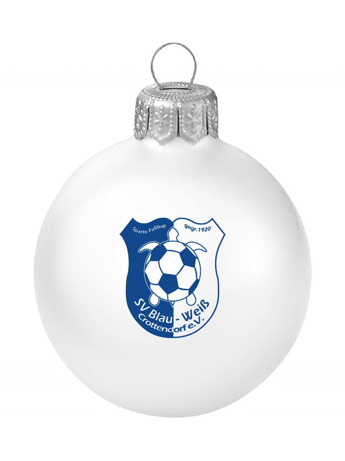 Weihnachtskugel Logo 8cm