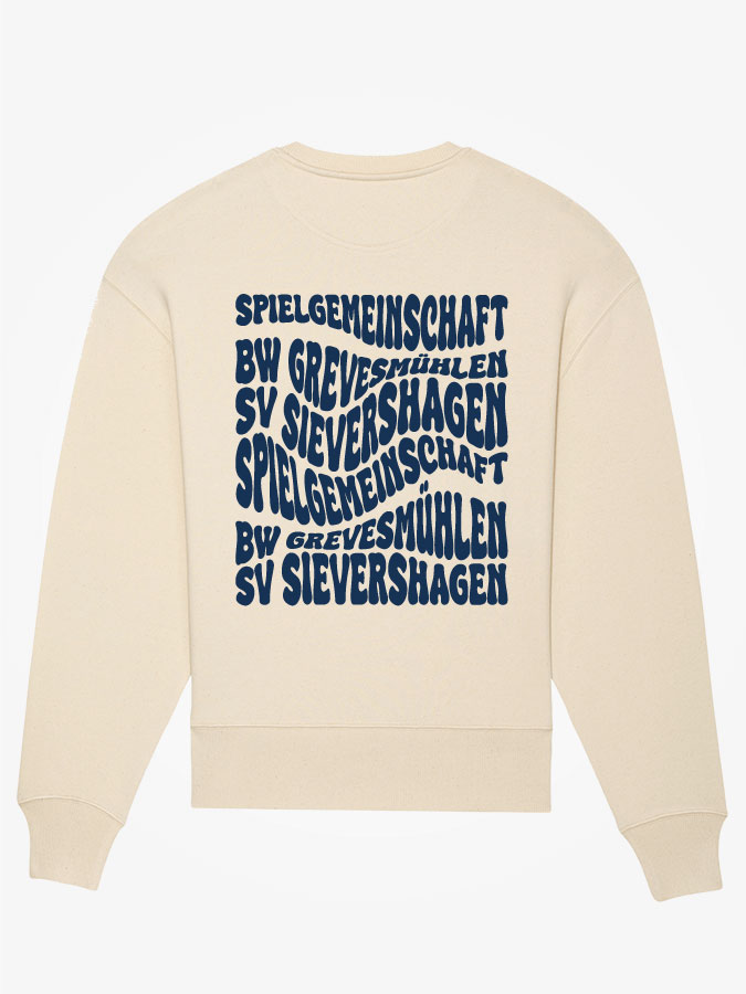 Sweatshirt Oversized Wavy Herren