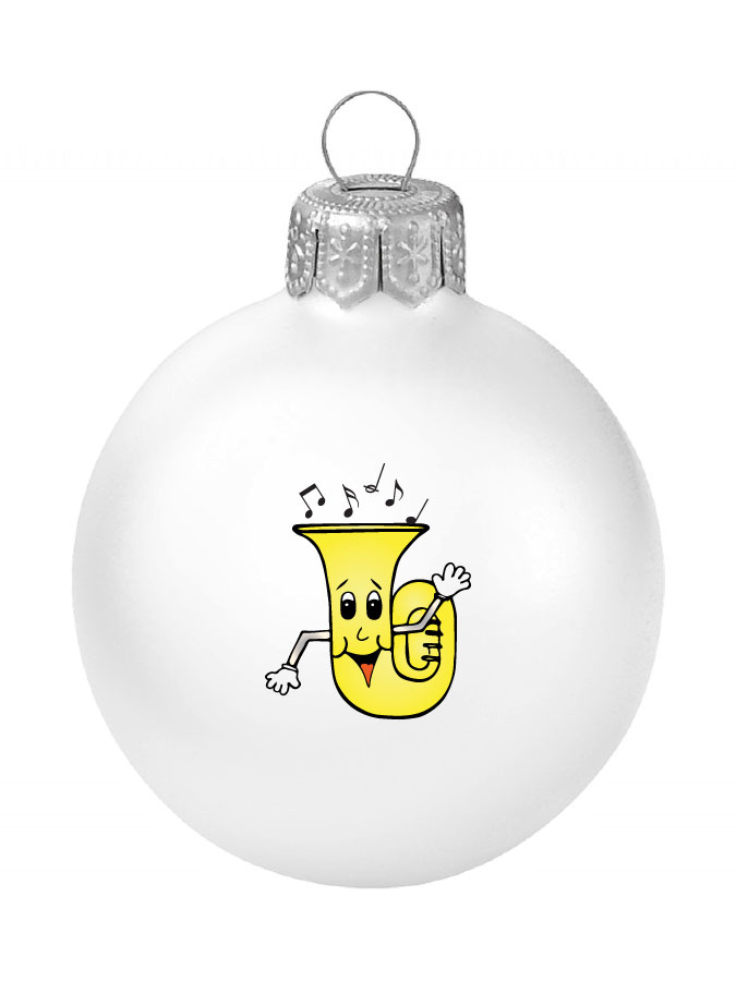 Weihnachtskugel Logo 8cm