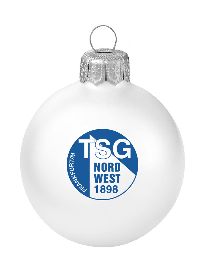 Weihnachtskugel Logo 8cm
