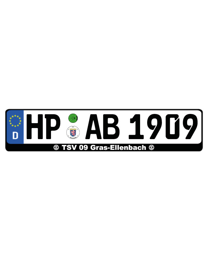Kennzeichenhalter Kalden (2er Set)