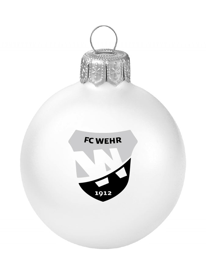 Weihnachtskugel Logo 8cm