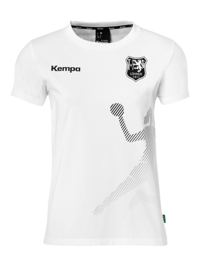 Kempa T-Shirt Black & White Damen