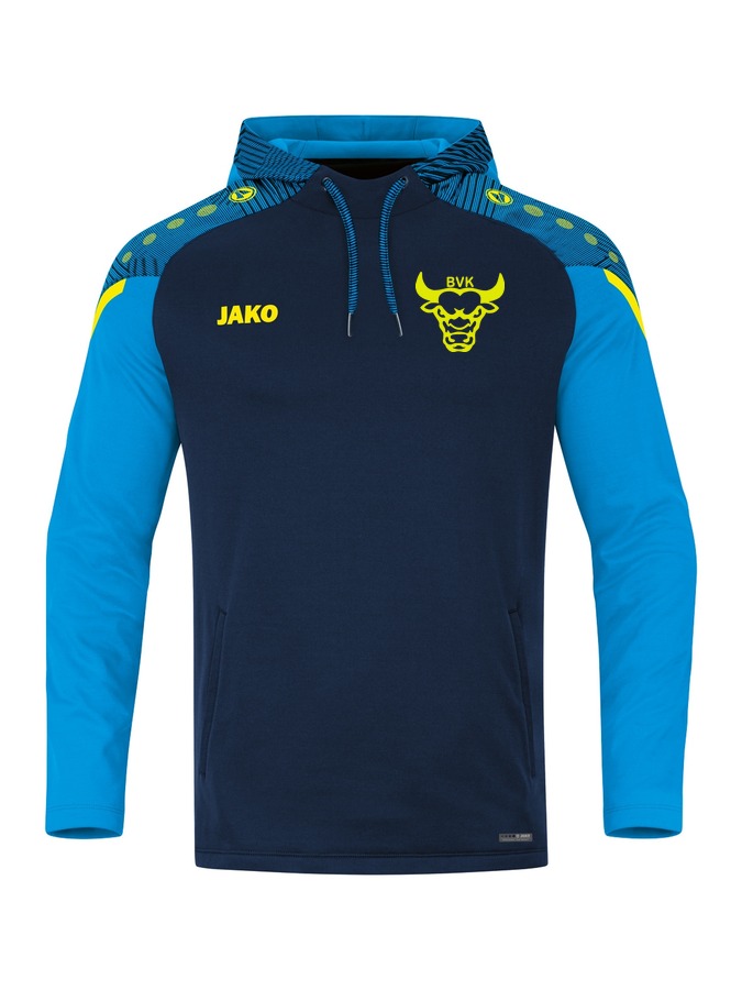 Navy-Hellblau-Neongelb