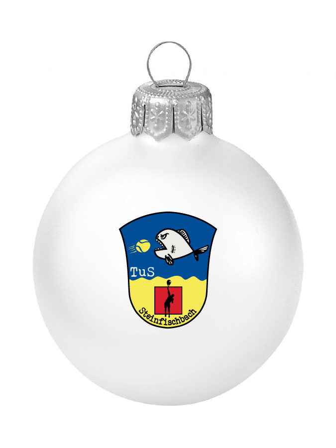 Weihnachtskugel Logo 8cm