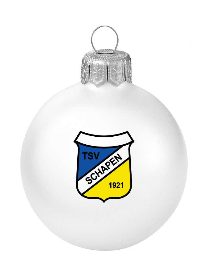 Weihnachtskugel Logo 8cm