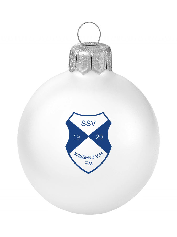 Weihnachtskugel Logo 8cm