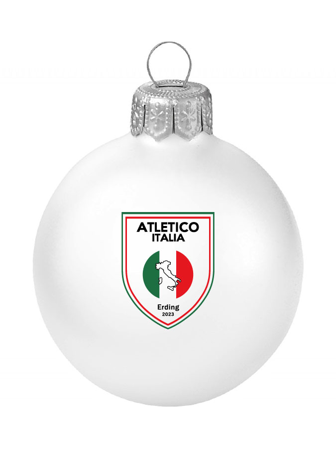 Weihnachtskugel Logo 8cm