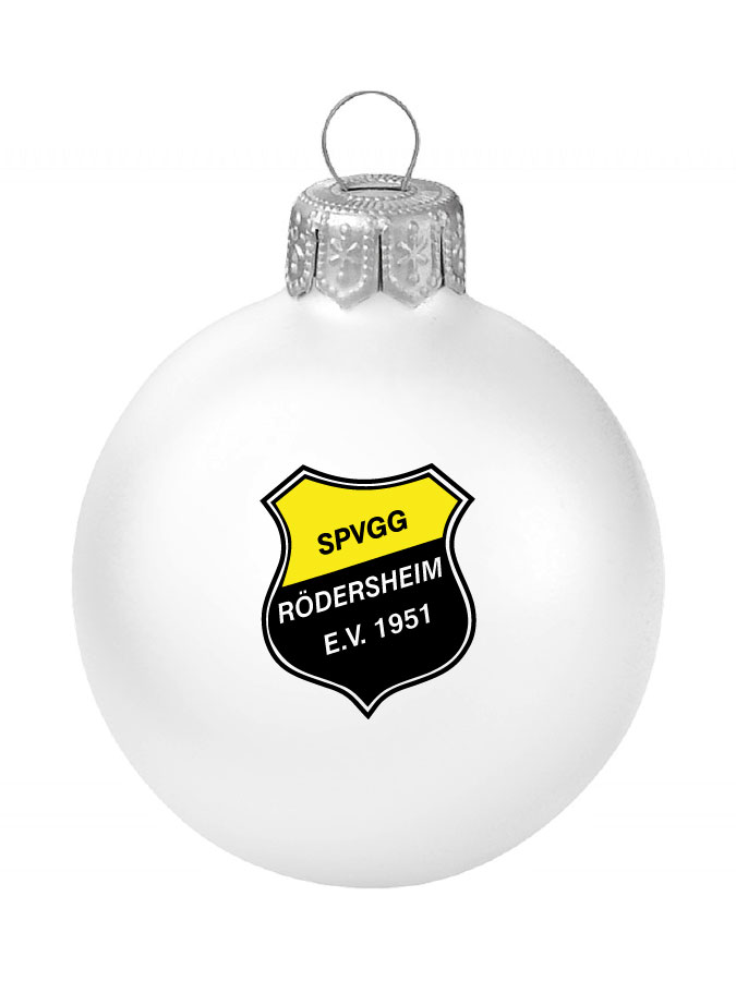 Weihnachtskugel Logo 8cm