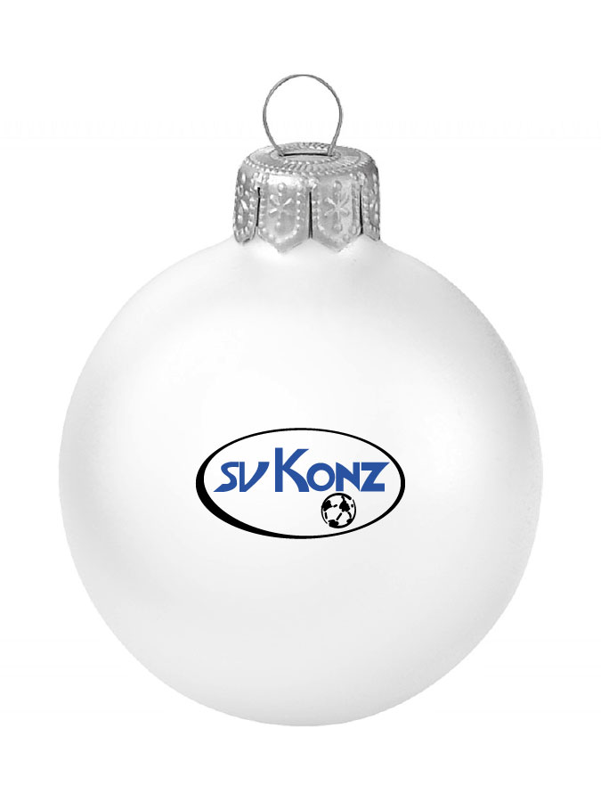 Weihnachtskugel Logo 8cm