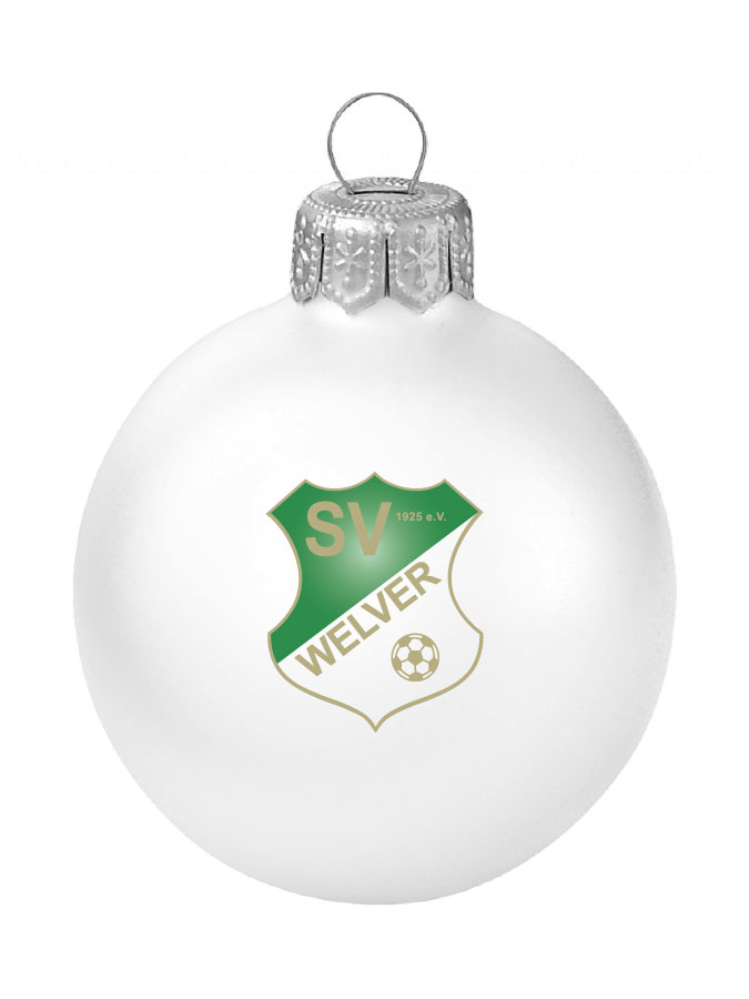 Weihnachtskugel Logo 8cm
