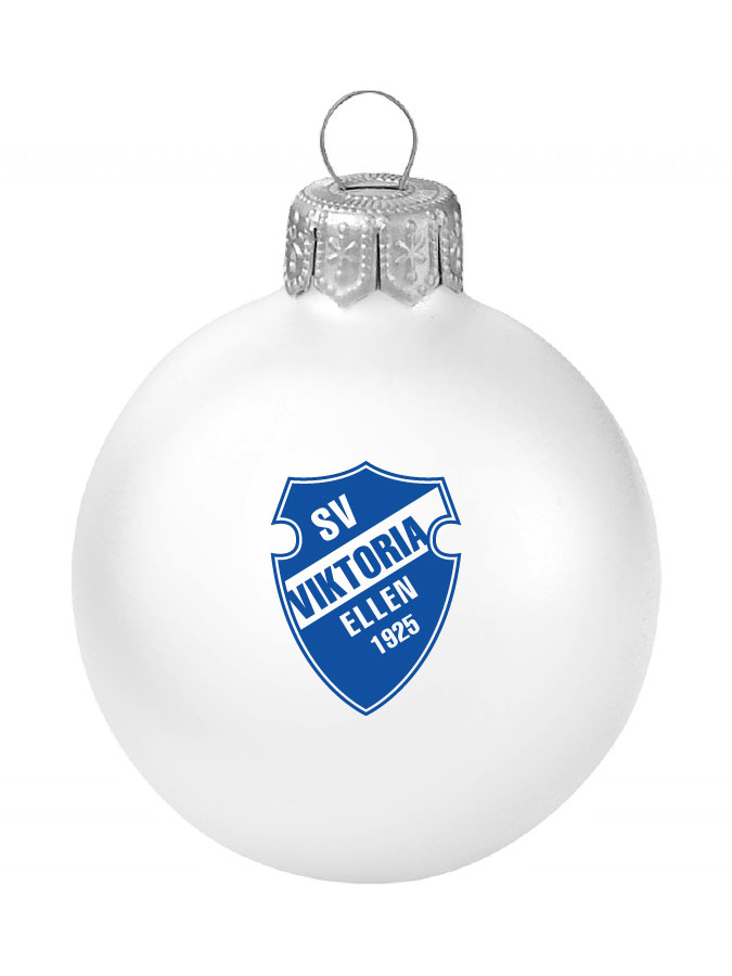 Weihnachtskugel Logo 8cm