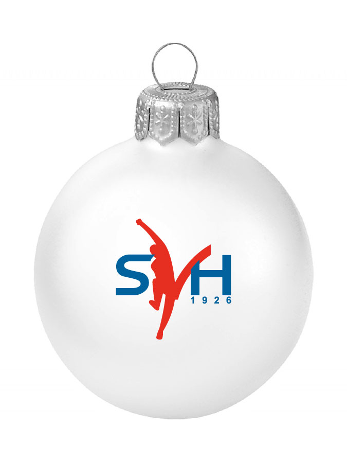 Weihnachtskugel Logo 8cm