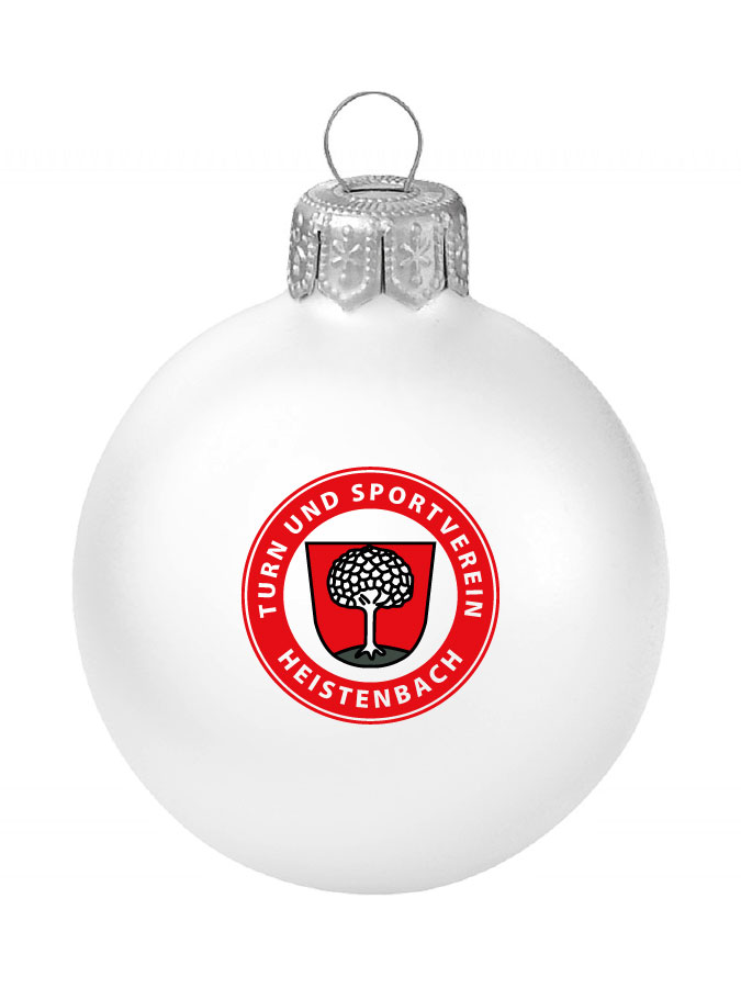 Weihnachtskugel Logo 8cm