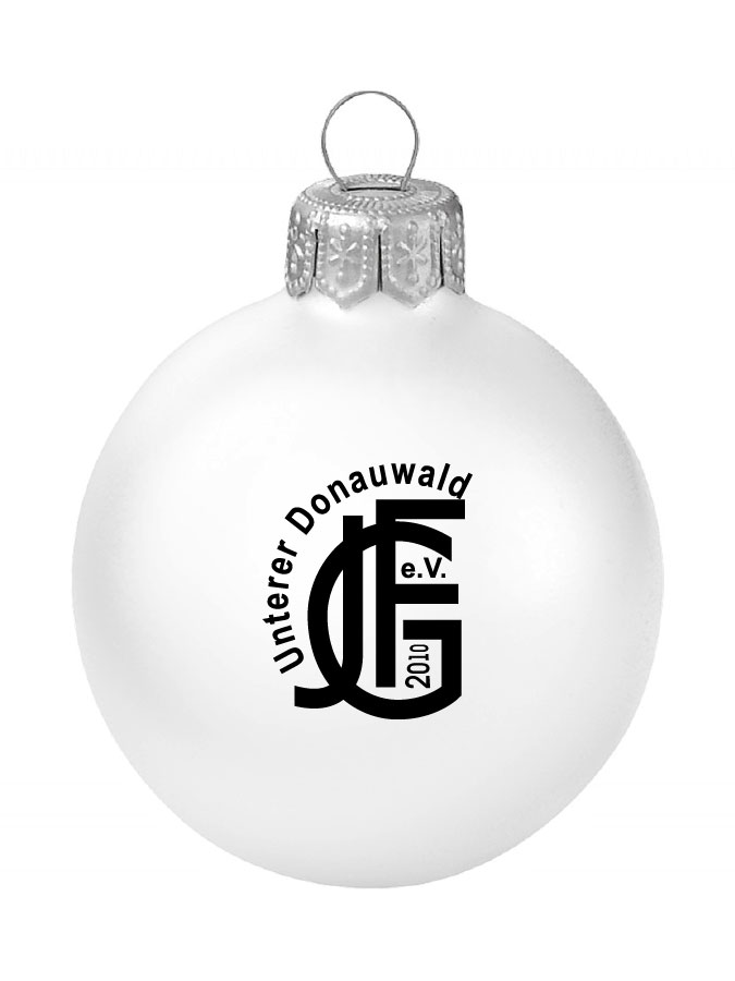 Weihnachtskugel Logo 8cm