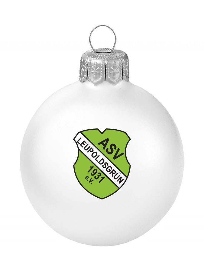 Weihnachtskugel Logo 8cm