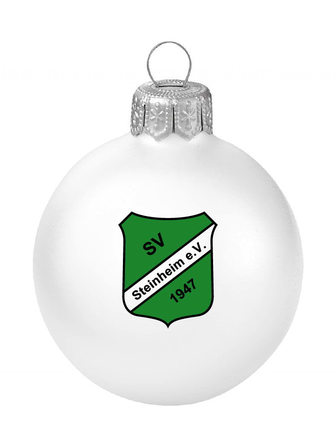 Weihnachtskugel Logo 8cm