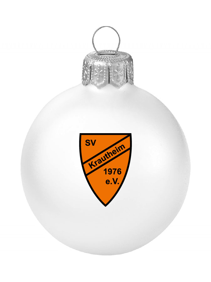 Weihnachtskugel Logo 8cm