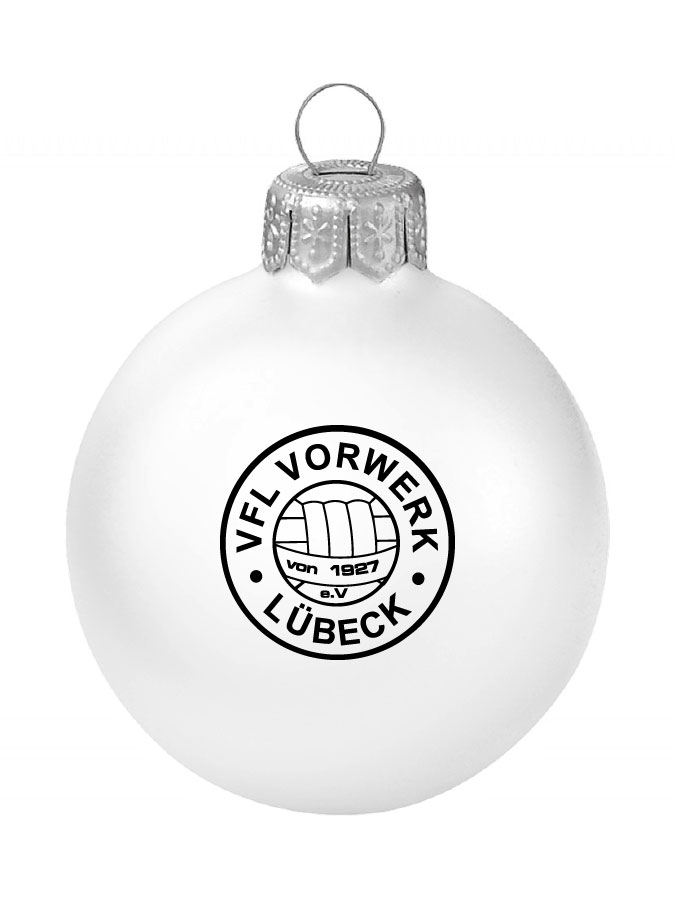 Weihnachtskugel Logo 8cm