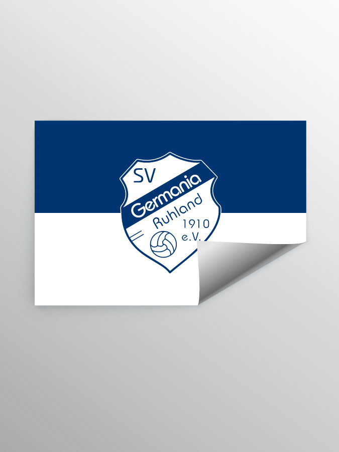 Aufkleber DIN A7 Logo