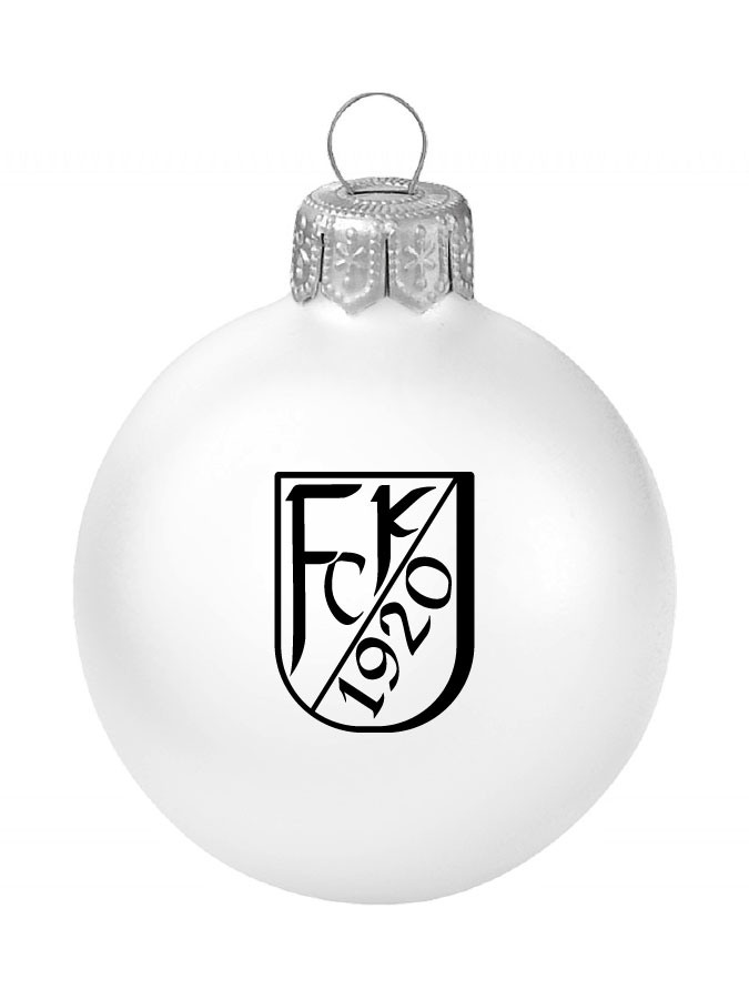 Weihnachtskugel Logo 8cm