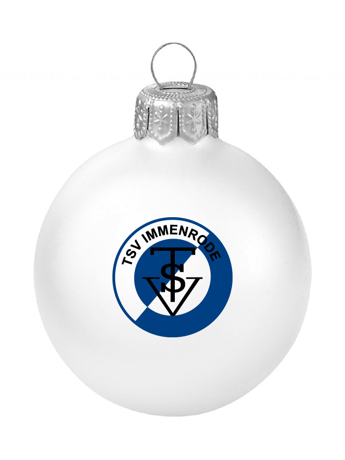 Weihnachtskugel Logo 8cm