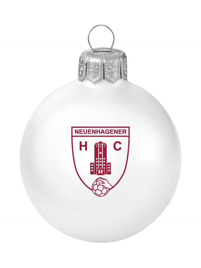 Weihnachtskugel Logo 8cm