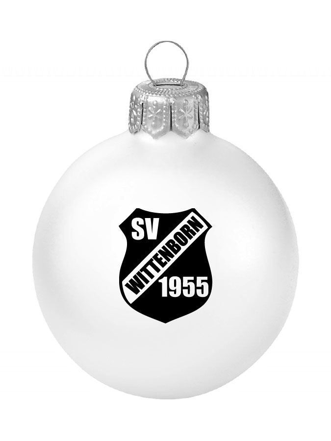 Weihnachtskugel Logo 8cm