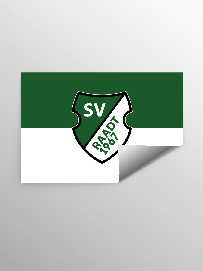 Aufkleber DIN A7 Logo