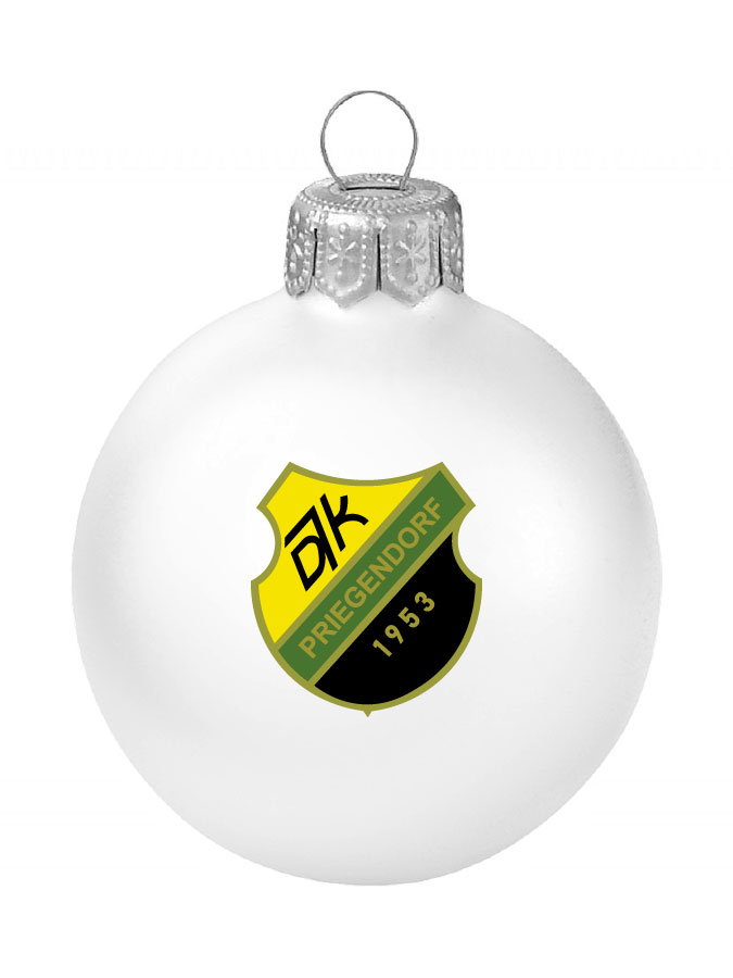 Weihnachtskugel Logo 8cm
