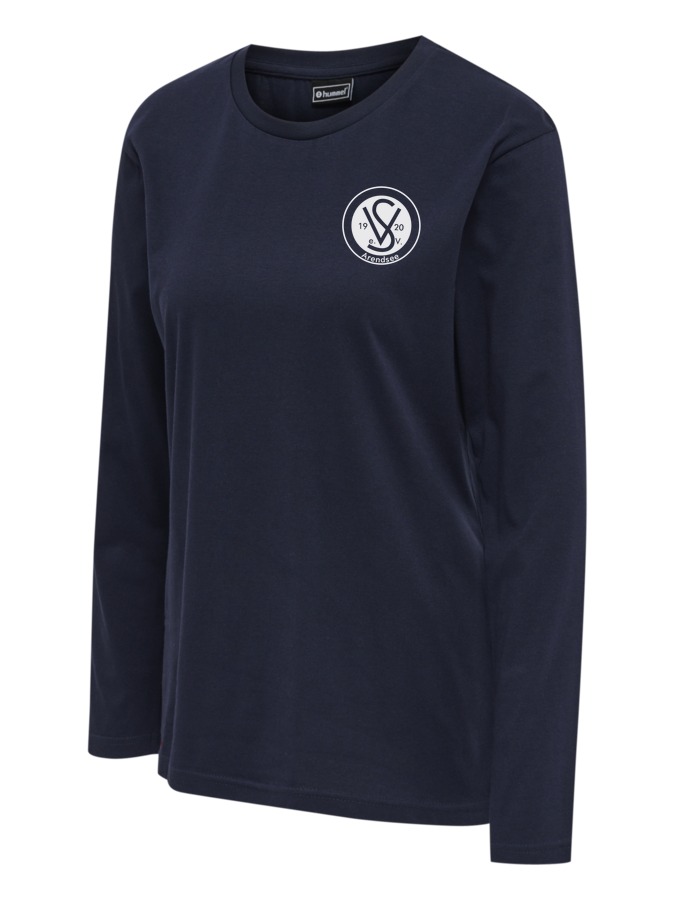 Hummel Red Basic T-Shirt Langarmshirt Damen