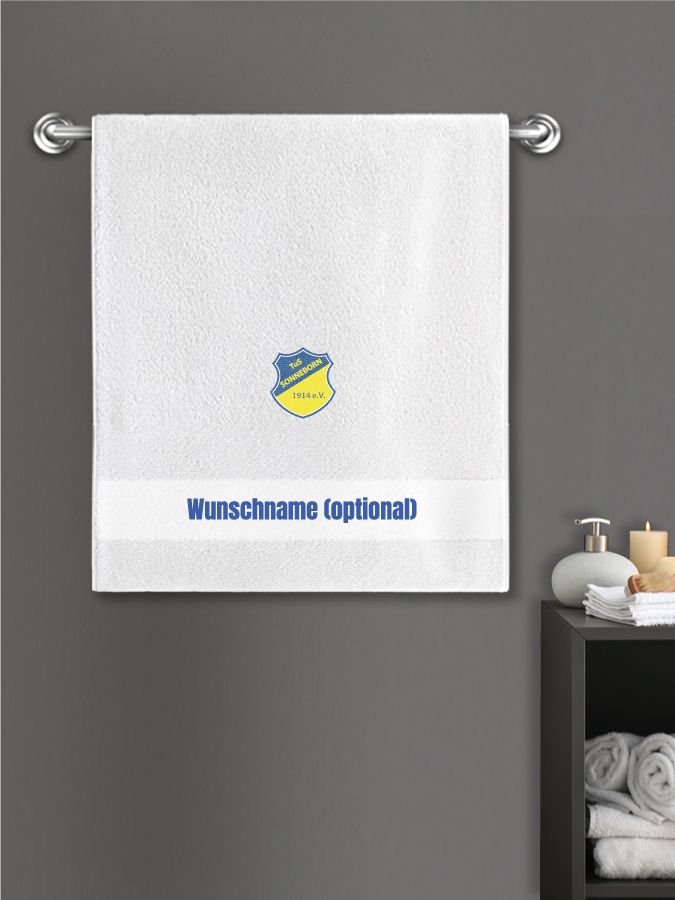 Badehandtuch Team Sticklogo