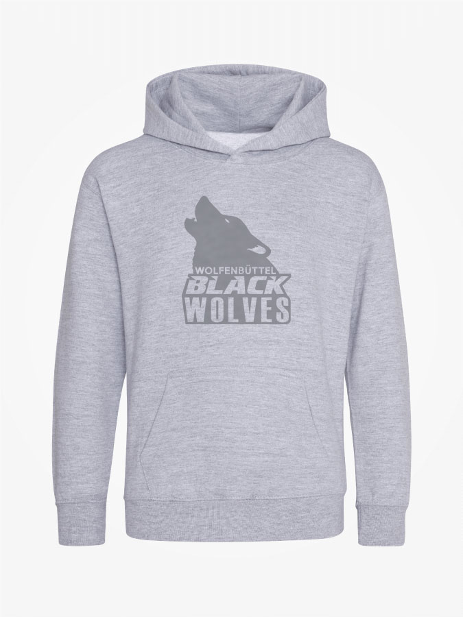 Hoodie All Grey Kids Unisex
