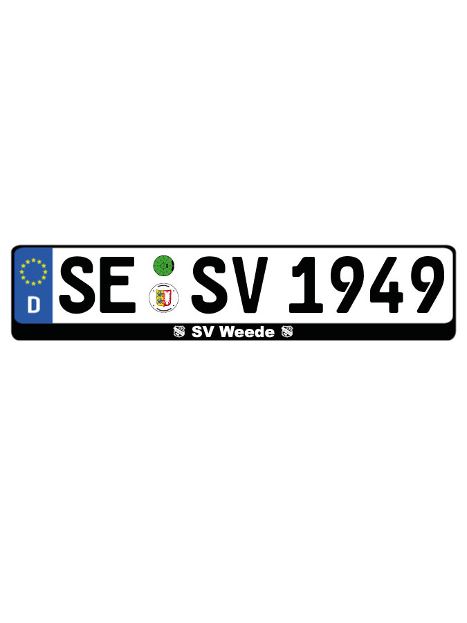 Kennzeichenhalter Kalden (2er Set)