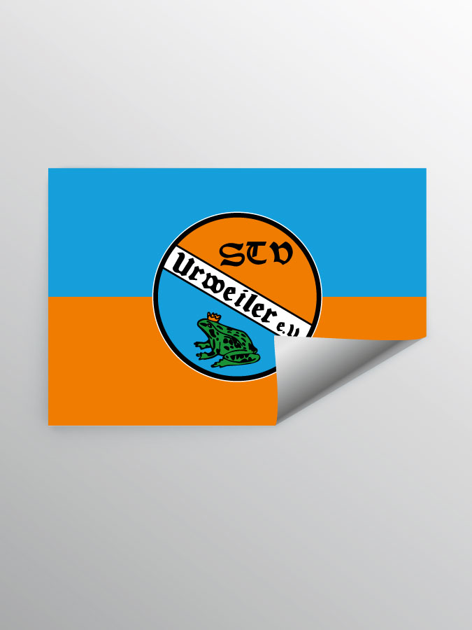 Aufkleber DIN A7 Logo