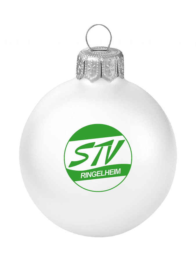 Weihnachtskugel Logo 8cm